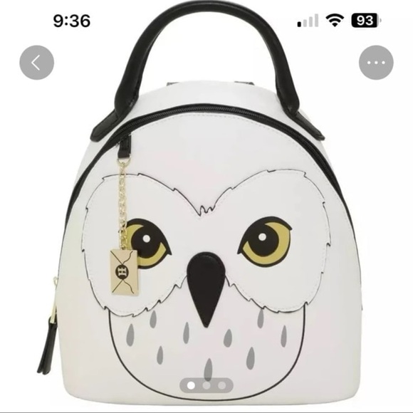Bioworld Handbags - Harry Potter Hedwig Mini Backpack Owl Bioworld Bag Tote Purse EUC